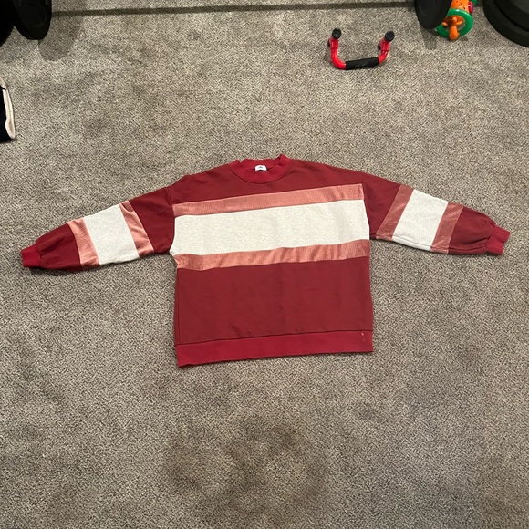 Yllw the label dalton retro velour sweatshirt Women’s Size Large - Picture 2 of 6